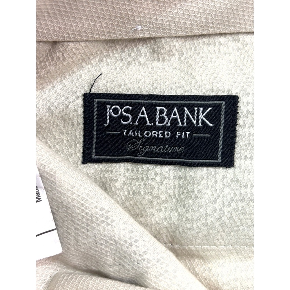 Jos A Bank 34x30 Tan Light Brown Dress Suit Pants‎ Signature Flat Front Wool - Picture 8 of 10